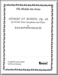 cover ADAGIO ET RONDO OP 63 TENOR SAX cover